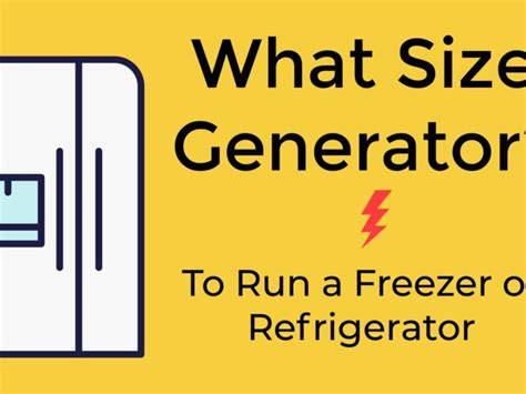 How many watts to run a freezer on a generator.  This is An average-sized refr...