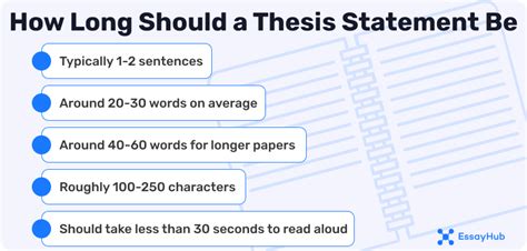 How many words should a thesis be