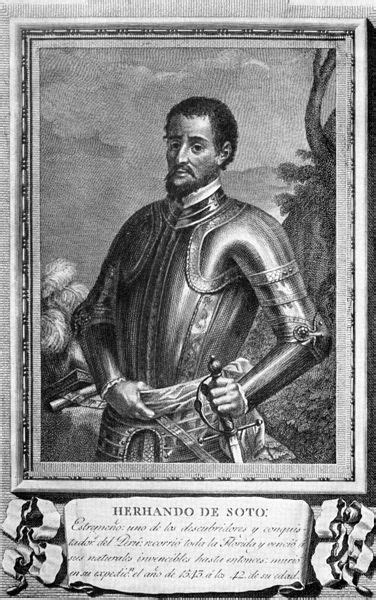 How many years did hernando de soto explore