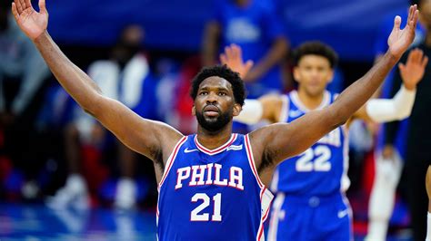 May 02, 2023. Image via Getty. After finishing runner-up the last two years in the NBA’s MVP voting, Joel Embiid has finally won the award. The Philadelphia 76ers big man spoke to TNT’s Inside .... 