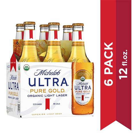 How much alcohol is in michelob ultra. Michelob Ultra Pure Gold “With a carb count of 2.5 grams, the popular Michelob Ultra Pure Gold is a good choice,” Davis says. It has even fewer carbohydrates and lower … 