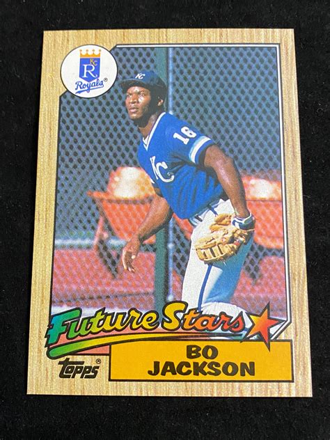 1986 Topps Traded #50T Bo Jackson PSA 8 Near Mint Rookie Card RC #50T [eBay] $23.00. Report It. 2024-04-08. Time Warp shows photos of completed sales. >Subscribe ($6/month) to see photos. OK. Bo Jackson MLB Baseball Rookie Card 1986 Topps Traded #50T PSA 8 Near-Mt / MINT #50T [eBay] $19.99.. 