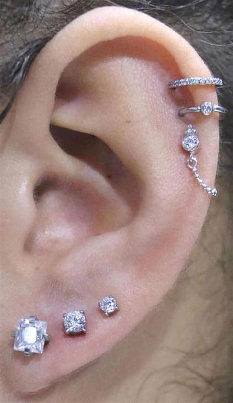 How much are ear piercings. Feb 3, 2021 · Ear piercing has gone from a trend to a tradition. And with so many parts of the ear available to pierce (think: tragus, helix, the always popular earlobe or all three), it could be just the style ... 