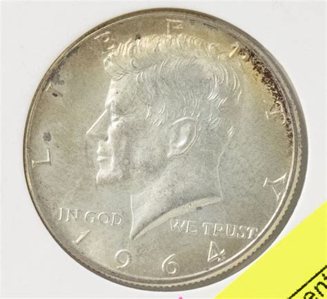 The Mint made the first half dollar in 1794 of silver. 