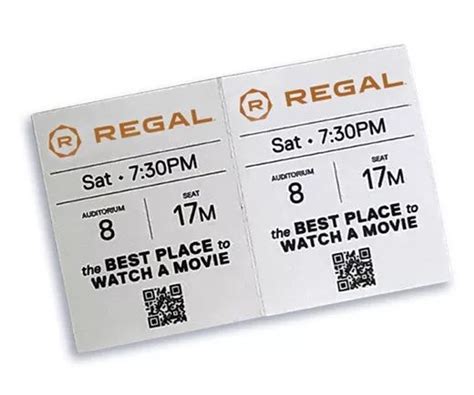 How much are movie tickets at regal. Regal Ultimate Movie Pack - Two Standard E-Premiere Tickets, Plus $10 E-Gift Card. Redeemable for Standard/2D Format Films. E-gift Card Redeemable for Tickets, … 