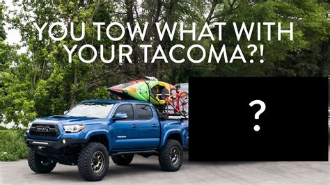 How much can a tacoma tow. The maximum towing capacity of the 2004 Toyota Tacoma is 6,500 lbs. when towing package is installed. Both the 4-cylinder and the V6 engine … 