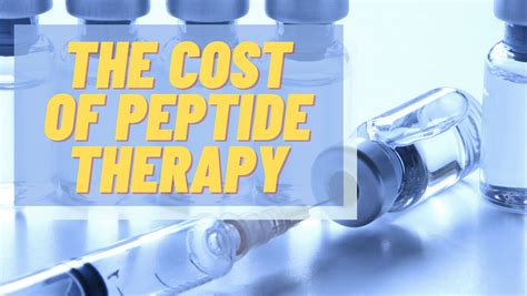 How much does Peptide Therapy cost?