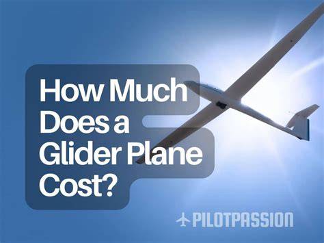 How much does a glider cost per hour