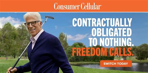 Consumer Cellular TV Spot, 'Freedom Calls: Ryan & Brenda: $15 per Month' Featuring Ted Danson