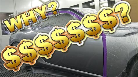 Average Cost For A Body Work Specialist. Standard paint jobs for car doors tend to cost anywhere from $300-$1,000+, depending on the level of detail you want. Most professionals charge hourly rates that range from $50-$150+ depending on where the body shop is located.. 
