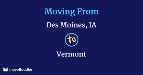 How much does it cost to move from Iowa to Vermont?