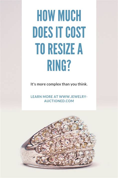 How much does it cost to resize a ring. Get in touch with a ring resizing expert by filling out the form here or give us a call at 410-837-0290 to get started today! Engagement rings can be too big or too small but resizing can help you get the perfect fit. Learn about your resizing options, timing, cost and more. 