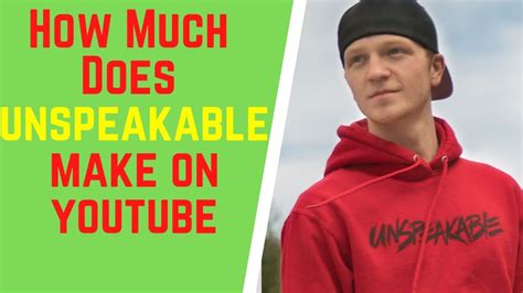 Jul 10, 2023 · Unspeakable’s Net Worth. As per the latest media reports, Unspeakable has an estimated net worth of 30-35 million USD as of July 2023. He has amassed this wealth from vlogging, playing video games, brand deals, and other business ventures. View this post on Instagram. A post shared by Nathan (@unspeakable) . 