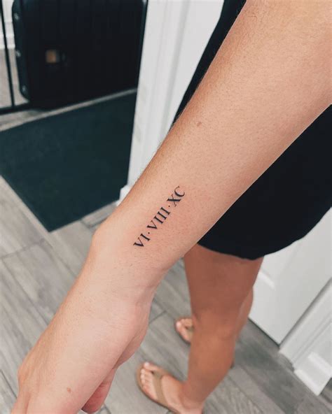 A roman numeral tattoo is one of several forearm tattoo ideas that might look fantastic. Additionally, it is big enough to incorporate other components into your work, enhancing its significance and originality.. 