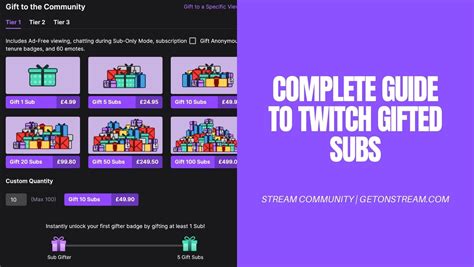 How much is a gifted sub on Twitch? Gifted subs cost the same as regular subs on the platform. They're split out into tiers, with the lowest tier costing £3.99. Subs were originally £4.99 in the UK and $4.99 in the US, but the price of subs in Europe was dropped by 20% in 2021, making the price fairer for Brit gamers.. 