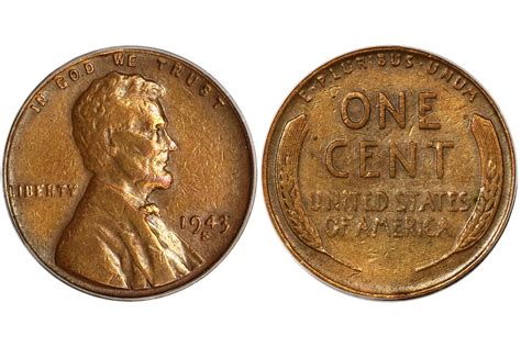 USA Coin Book Estimated Value of 1943-D Lincoln Wheat Pen
