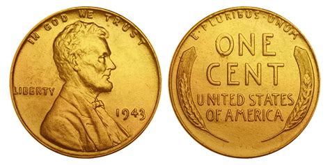 The highest amount paid for a 1943 copper cent was $82,500 in 1996. Because of its collector value, the 1943 copper cent has been counterfeited by coating steel cents with copper or by altering the dates of 1945, 1948, and 1949 pennies. The easiest way to determine if a 1943 cent is made of steel, and not copper, is to use a magnet.. 