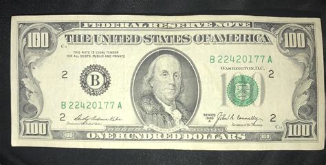 1969 $100 Dollar Bill Federal Reserve STAR Note C 00310885* Up for auction is a series 1969-A $100 FRN Dollar Bill. - Star Note Please note the rare serial number C 00310885* This bill has been circulated. About Star Notes: "A letterpress overprints with black ink the Federal Reserve District seal and its corresponding number …. 