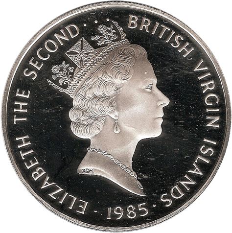 How much is a 1985 20 dollar Elizabeth The Second British Virgin ...