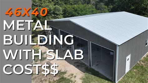 How much is a 46x40 Metal Building with Concrete Slab in Texas