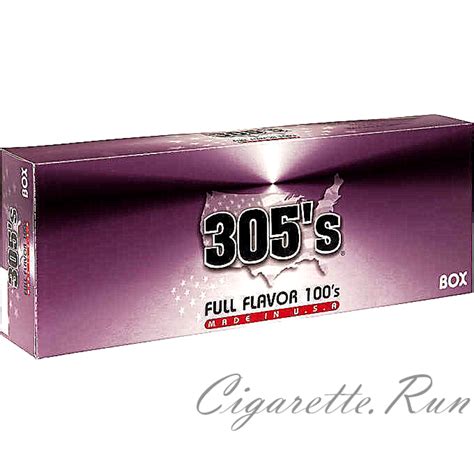 305's Menthol 100's Box Cigarettes; ... 305