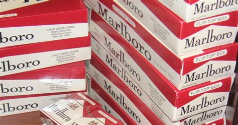 There are menthol and non-menthol cigarettes available, and these tobacco products are sold by the carton to adults. Marlboro cigarettes include: Marlboro Red Marlboro Gold Marlboro Menthol Marlboro Silver Marlboro Lights Marlboro 100s Marlboro Southern Cut Other cigarette companies' brands include: Lucky Strike Capri Kool. 