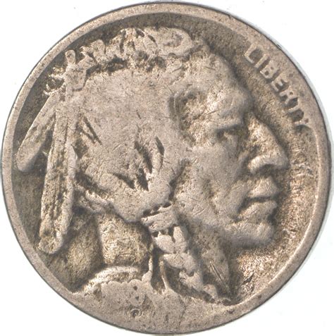 A buffalo nickel without a date on it is wo