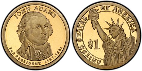 How much is a john adams dollar coin worth. You are probably referring to the recent gold-colored , but not gold , 1$ US Coins, They are still worth one-dollar and do have not added collector's value at this time since they are still in ... 