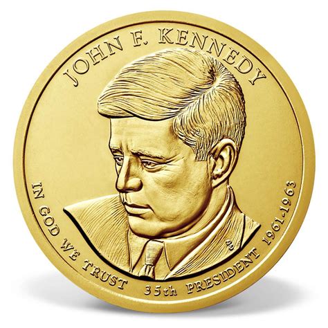 The Mint launched the Kennedy Half Dollar coin in 1964 following the assassination of President John F. Kennedy in 1963. The coin’s obverse (heads) features the original 1964 design of President Kennedy with the inscriptions “LIBERTY,” “IN GOD WE TRUST,” and “2021.” The reverse (tails) design is based on the Presidential Coat of Arms.. 
