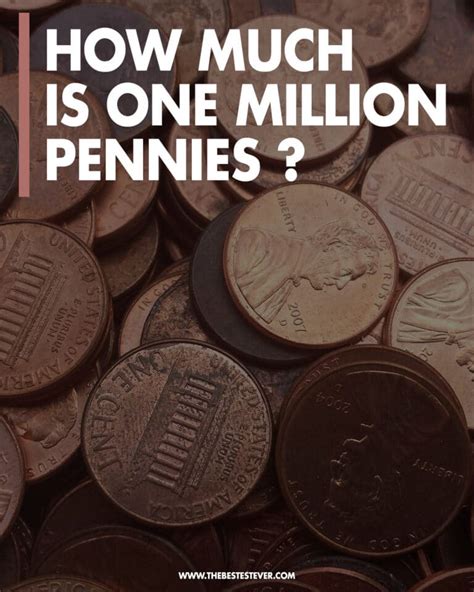 How much is a million pennies. The one-cent US coin, mostly made of zinc with a little bit of copper, is the most abundant coin in the country. Last year, the US Mint produced more than 8.4 billion pennies for circulation ... 
