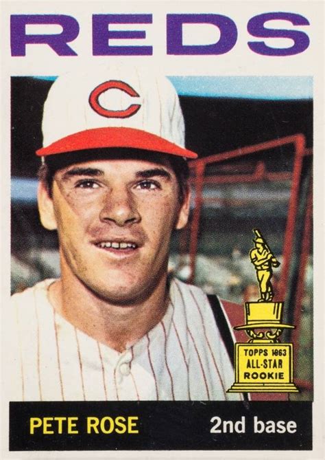 How much is a pete rose card worth. 1971 Milk Duds Complete Box. Peter Edward Rose (April 14, 1941-) is the arguably the greatest player who ever played the game but is omitted from the National Baseball Hall of Fame. In 1963, Pete Rose broke into the National League with 170 hits, 25 doubles, 41 RBI and a .273 batting average en route to the NL Rookie of the Year Award. 