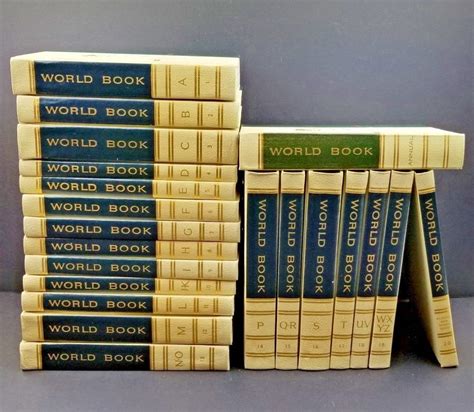 How much is a set of 1960s World Book encyclopedias worth?