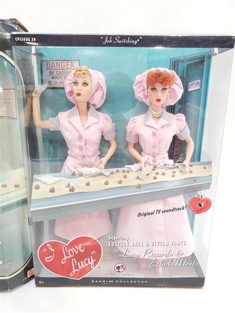 I Love Lucy Gets In Pictures Show Girl Mattel Barbie Doll. Price: $69.95. I Love Lucy Be A Pal Mattel Barbie Doll. Price: $69.95. I Love Lucy The Audition Mattel Barbie Doll. Price: $69.95. I Love Lucy Gets a Paris Gown Kelly Dolls. Price: $69.95. I Love Lucy Mattel Lucille Ball Tribute Signature Collection Barbie..