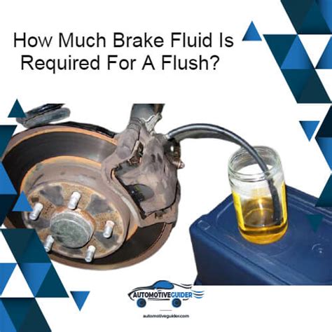How much is brake fluid. Feb 5, 2024 ... Do you know how much brake fluid to flush? The direct answer is 500 ml. For normal car which fluid is closer to the Min but still have a lot ... 