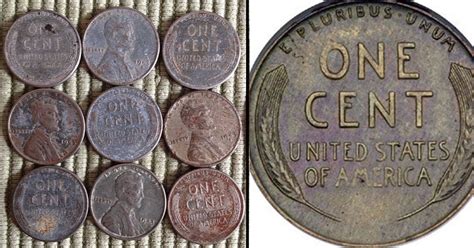 All of the pre-1982 Lincoln Memorial pennies are worth 2 cents each for their copper value, and any pre-1960 Jefferson nickels are worth 10 cents each. Any worn Lincoln cents made after 1982 are worth face value.. 