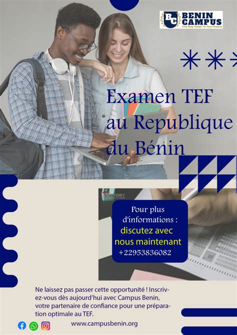 How much is tef exam in benin republic.  Register directly for a TEF C...