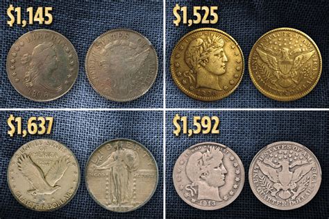 Oct 18, 2023 · Some quarters are much more valuable than 25 cents. Case in point: These 20 rare quarters are worth more than $7.5 million combined. Some quarters are worth a lot of money. The quarter was established by the Mint Act of April 2, 1792, along with four other silver coin denominations: half dimes ... 