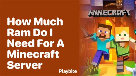 How much memory for a minecraft server