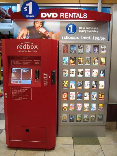 Many Redbox kiosks offer DVD rentals for $1.75 per day plus tax (