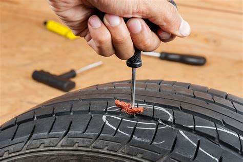 How much to patch a tire. to remove a tire from a rim, you need some expensive equipment. Then grind the inside of the tire, put on a 2 dollar patch, mount the tire on the rim, and balance it. (you WANT to rebalance it.) you can buy a plug kit off amazon, for 20 bucks and plug it for free. but its less durable than the patch. new tire costs what? 150? your call. 