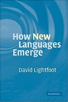 How new languages emerge by david lightfoot. - Praeger handbook of sports medicine and athlete health 3 volumes.