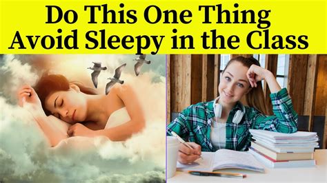 How not to fall asleep in class