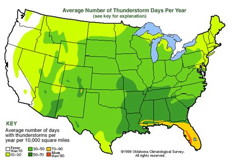 How often do thunderstorms occur? - Answers