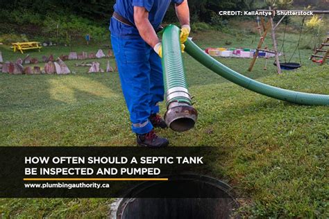 How often should a septic tank be pumped. In such situations, the need for septic tank pumping becomes more frequent. Such a septic tank may get pumped once every 1 or 2 years. On the other hand, a large septic tank being used by a small household will last longer. Before such a tank gets pumped, it may take close to 5 to 6 years. 