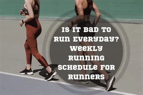How often should i run a week