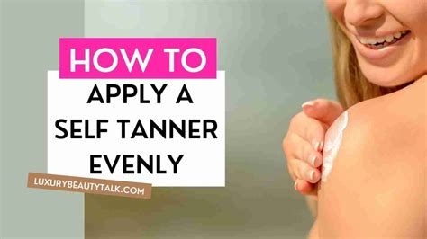 How often should you apply self tanner