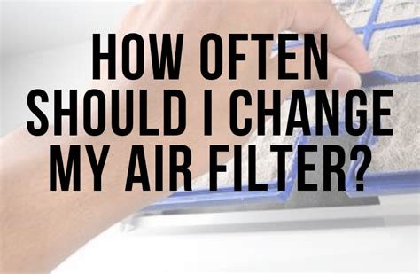 How often should you change your air filter. Several factors affect how often you should replace the air filters in your home, including the type of filter you have, whether you are using an air purifier, and whether you have pets in the home. “Typically, it’s recommended that you replace your air filters every 90 days for an average single-family home. 