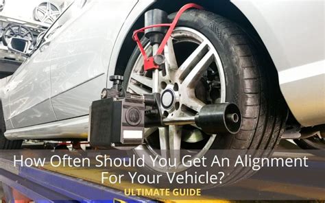 How often should you get an alignment. Leaving your wheels out of alignment is dangerous, so it is recommended that you have a regular schedule of wheel alignment. Generally, have your wheels checked by our tyre professionals every two to three years if you live in an area with high quality roads and stable weather conditions. If you live in an area with bumpy, uneven terrain, with ... 
