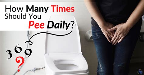 How often should you pee