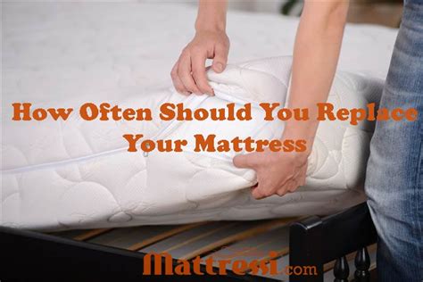 How often should you replace a mattress. 